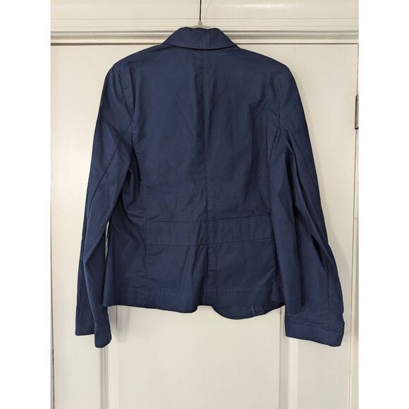 Talbots Blazer‎ Jacket women's size 10 navy blue unlined career minimalist - Picture 6 of 6